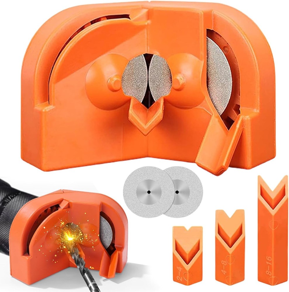 Drill Bit Sharpener, Sharpener for All Bits(5/64''- 5/8''),...