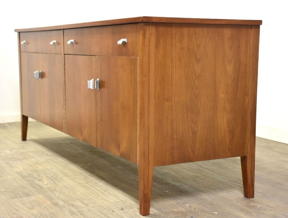 Walnut Mid Century Credenza