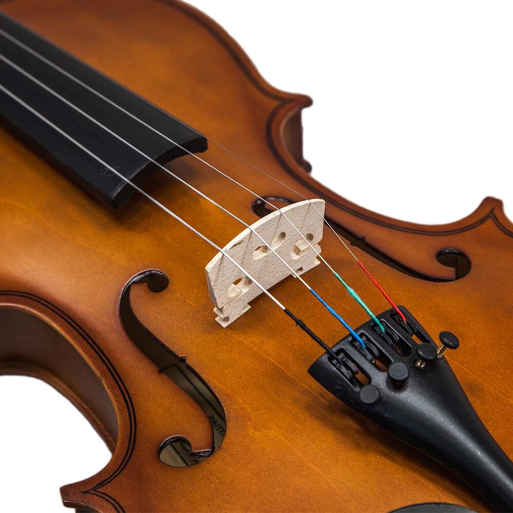 New 4/4 Full Size Student Beginner Violin w Case, Rosin + Digital Tuner