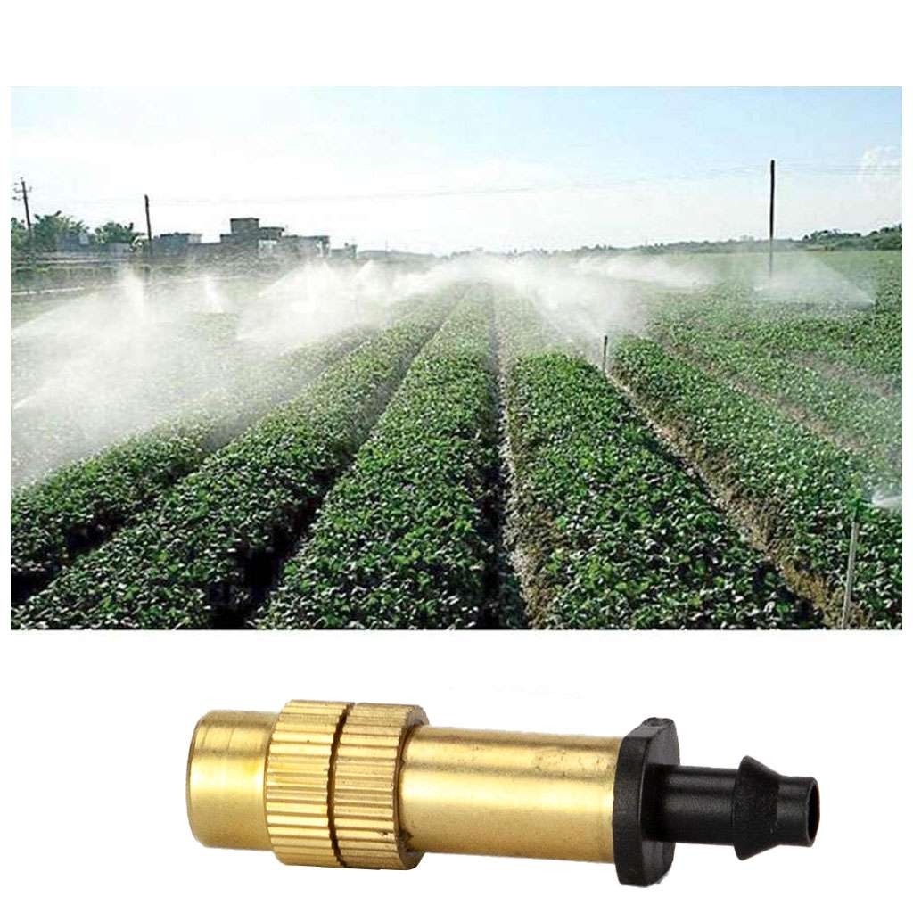 5/10/20PCS Adjustable Misting Nozzles Spray Sprinkler Set for Garden