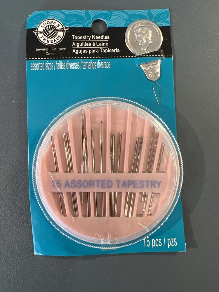 Assorted Tapestry and Yarn Needles Set with Needle Threader (SR1148)