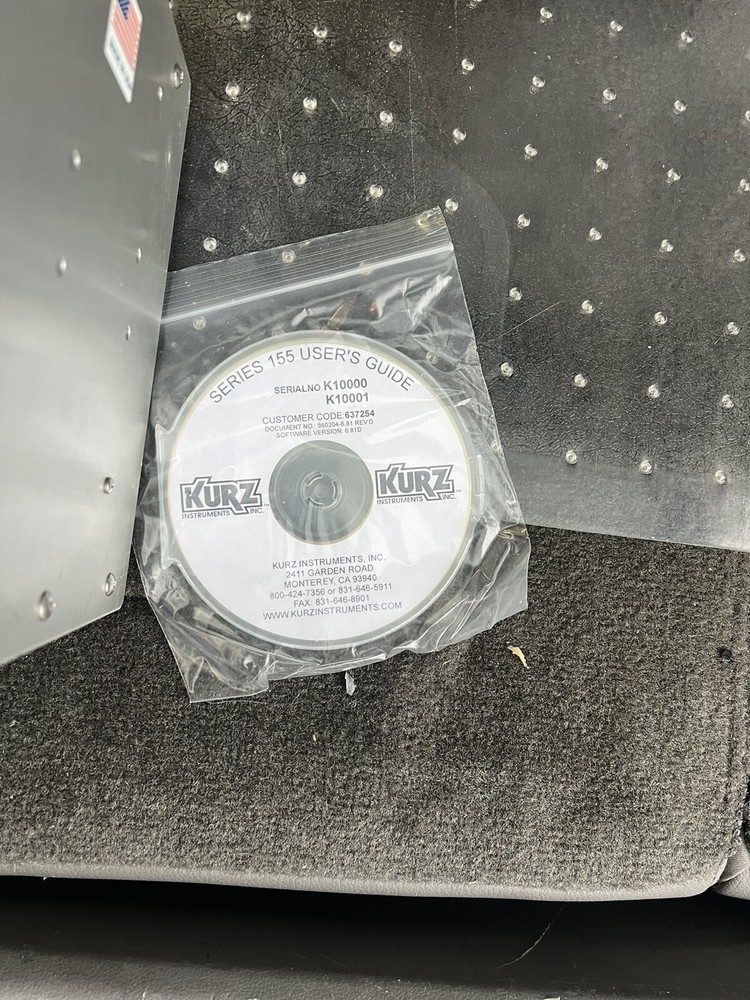 Kurz Instruments MODEL 155 Mass Flow Computer Controller Module 0-6000 Sfpm