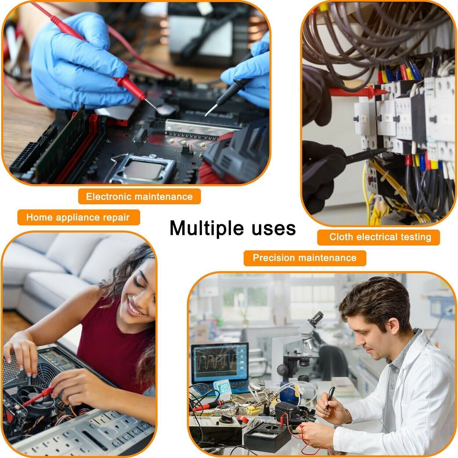 Digital Multimeter Voltmeter DM850 AC DC Ammeter Ohmmeter Volt Meter Tester Ohm