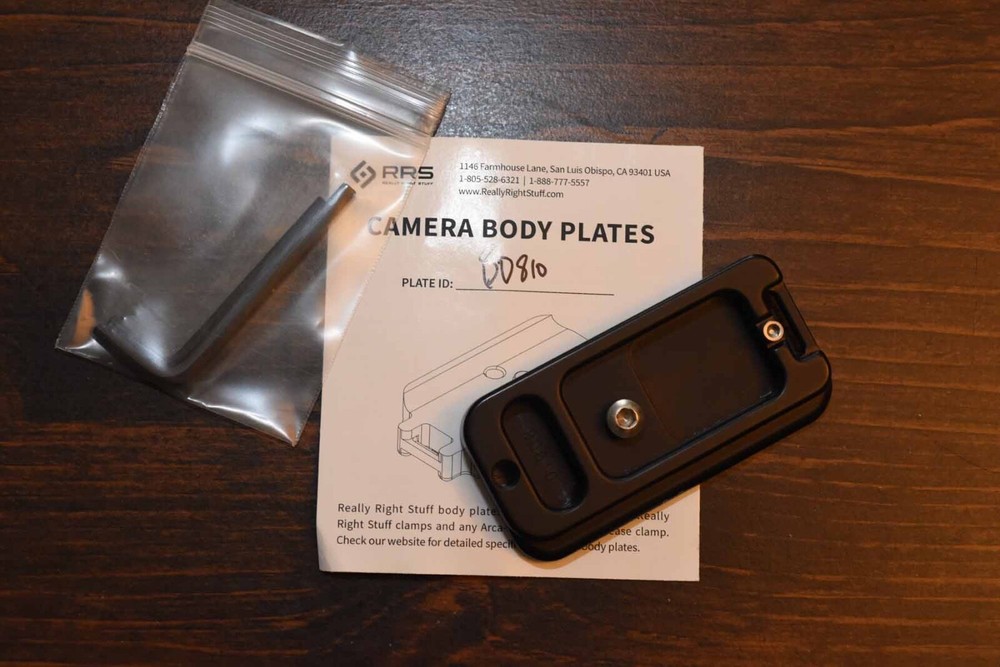 RRS BD810 Camera Body Plate