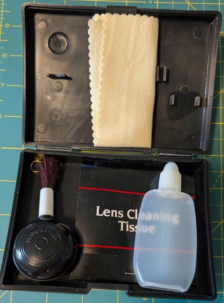 Professional Camera Cleaning Kit & Hard Case for Sensitive Electronics Vintage