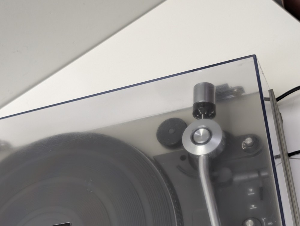 Technics SL-23 Turntable Pioneer Headshell Tested Working