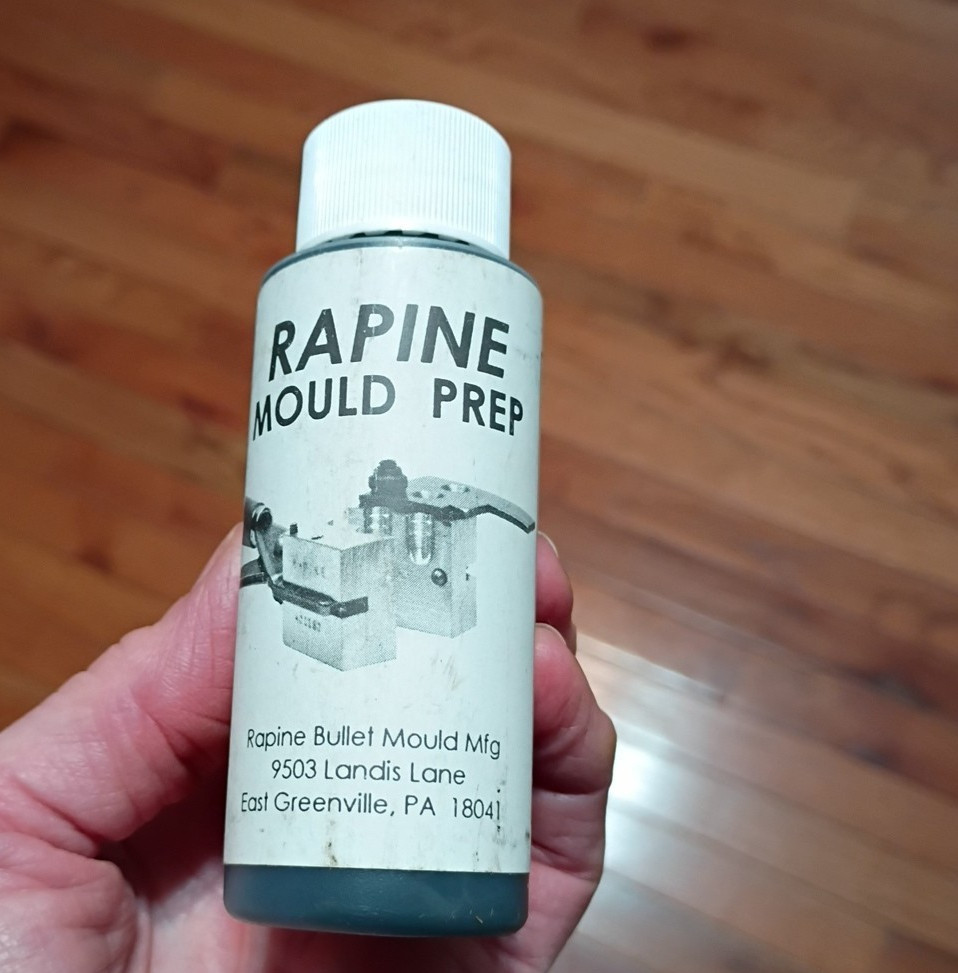 Vintage Bullet Mold Liquid Prep W/ Instruction & Rapine Mould Co. Booklet USA