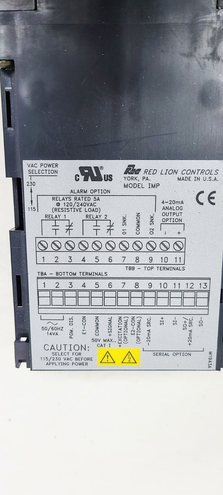 RED LION CONTROLS IMP23103 PROCESS METER