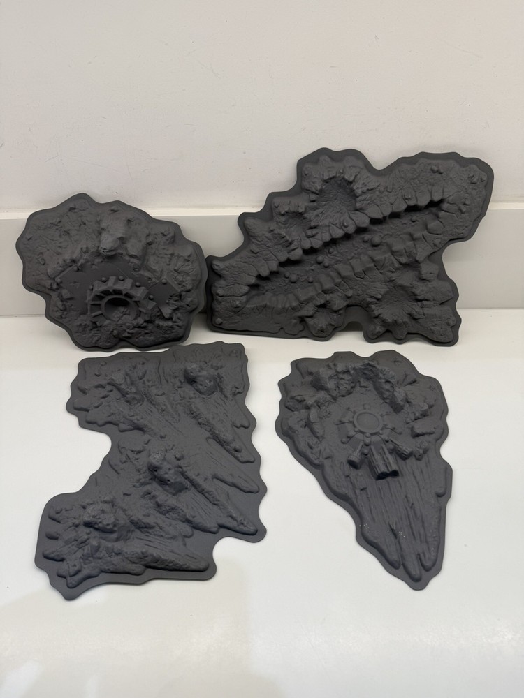 Warhammer 40k Moonscape Blastscape Craters Terrain Set - 5 Pieces