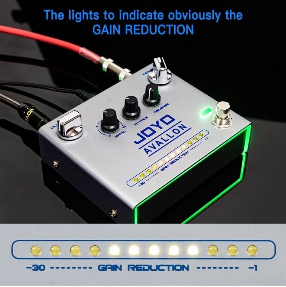 Compressor Effect Pedal with Precise Compression Knobs Adjusting Independent for