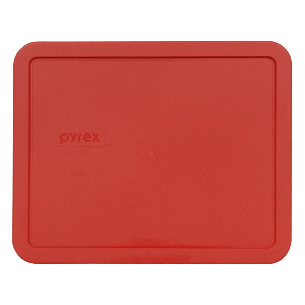 Pyrex 7212-PC 11 Cup Rectangular Red Replacement Lid for Glass Dish New