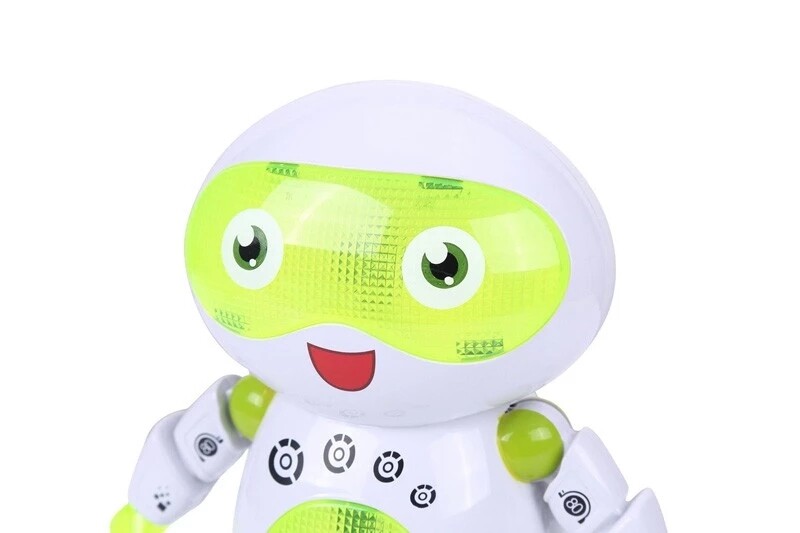 Educational dancing kids robot toy with light