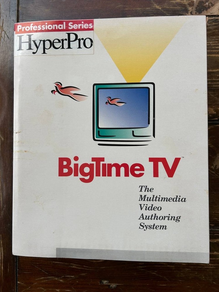 Vintage HyperPro BigTime TV. Multimedia Video Authoring System