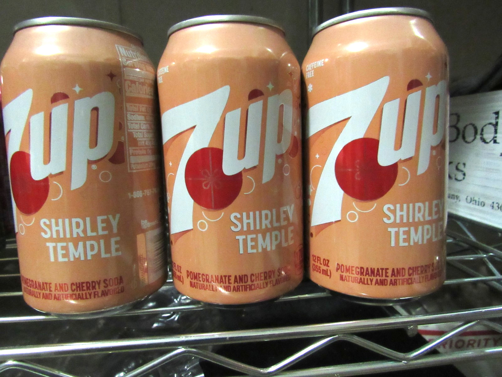 ⭐️⭐️3~12 OZ CANS~7 UP~"SHIRLEY TEMPLE" ⭐️⭐️ ~"DISCONTINUED"⭐️⭐️AWESOME DEAL!!