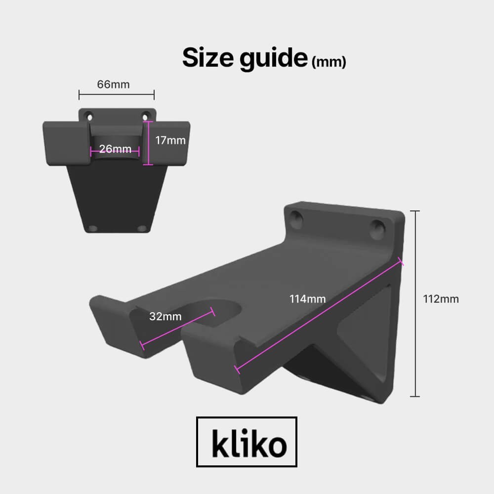 Kliko String Trimmer Wall Holder – Compatible No. FS70S, Secure Tool Mount