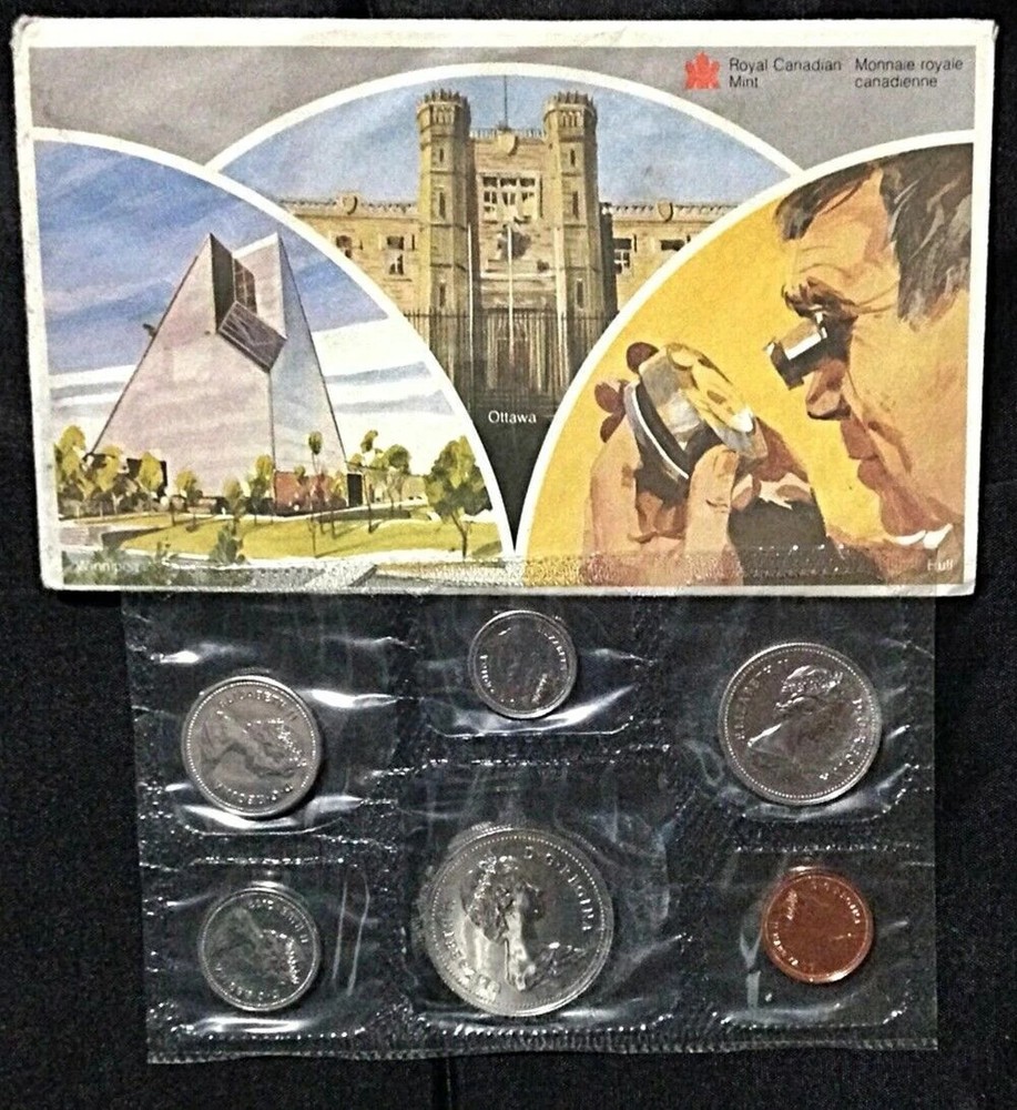 1981 Canada Prooflike Mint Set, Mint Sealed, COA