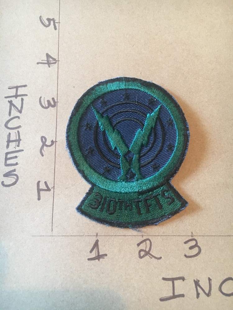 USAF 310th Tactical Fighter Training Squadron subdued patch 5/28/25