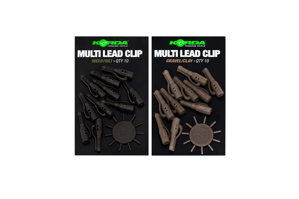 Korda Multi Lead Clips - Both Colours Available
