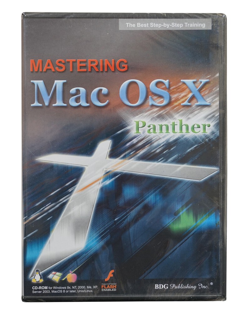 Mastering MAC OS X Panther - A Self Paced Step by Step Training Tutorial CD-Rom