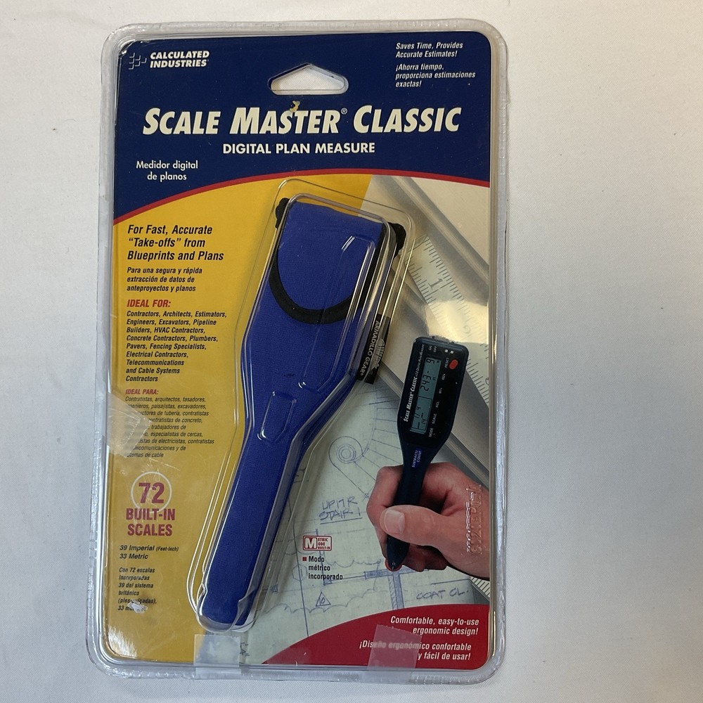 Scale Master Classic v3.0 Model 6020 Digital Plan Measuring Tool Calculated Ind.
