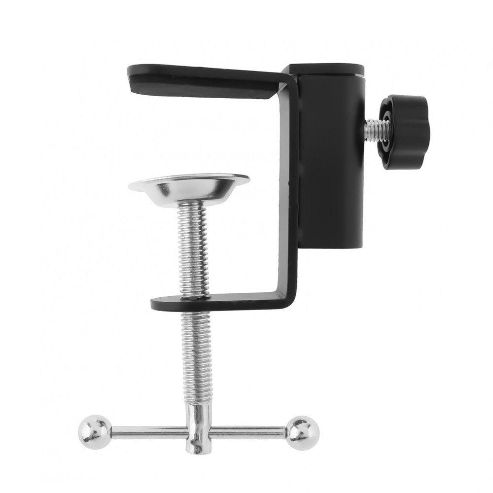 Adjustable C-Clamp for Microphone Arm and Desktop Table Lamp Mounting Bracket