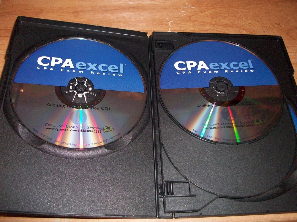 CPA Excel Exam Review Auditing And Attestation (4-CD Set 2007) Learning System
