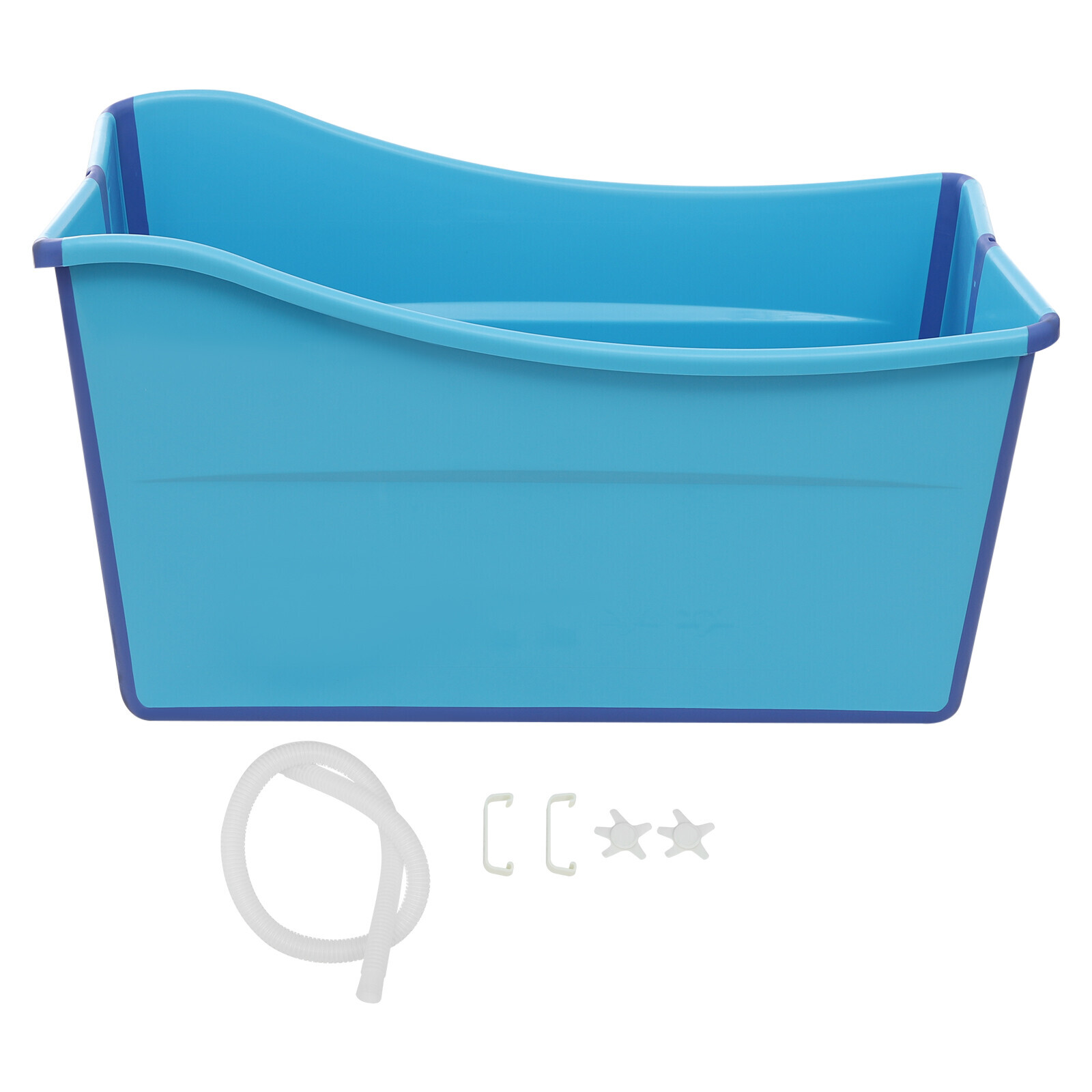 Portable Foldable Bathtub, Collapsible Children's Bathtub for Children Blue