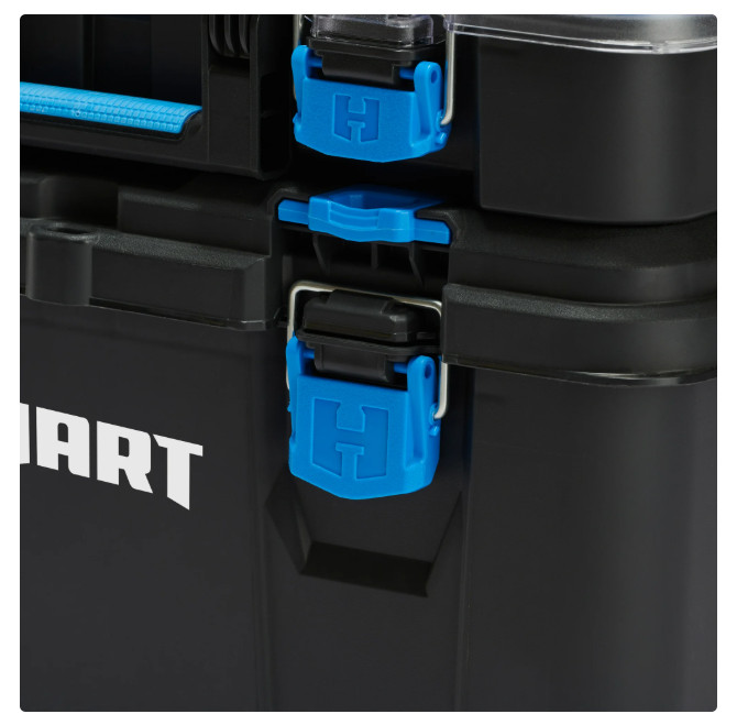 HART Stack System, Mobile Tool Storage and Organization, Black & Blue NEW US
