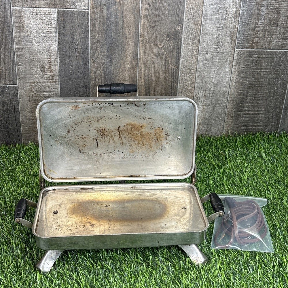 Vintage Electric Griddle Tested Working Unbranded
