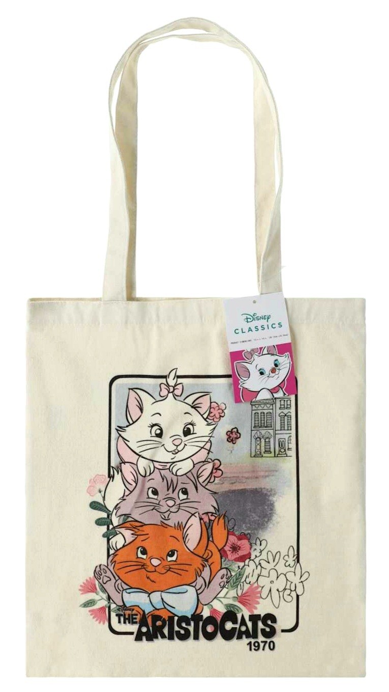 Aristocats Marie Tote Bag Book Bag with Toulouse Berlioz 15" Disney Licensed🆕️