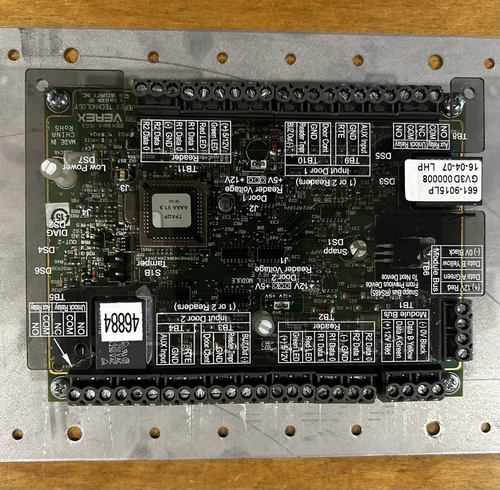 Interlogix TruPortal TP-ADD-2D-BRD Access Control 2-Door Interface Module Board