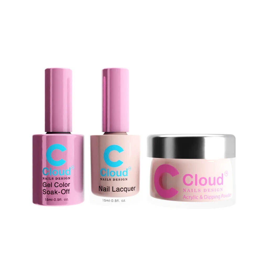 Chisel Cloud Trio Gel + Lacquer + Dip Powder #34