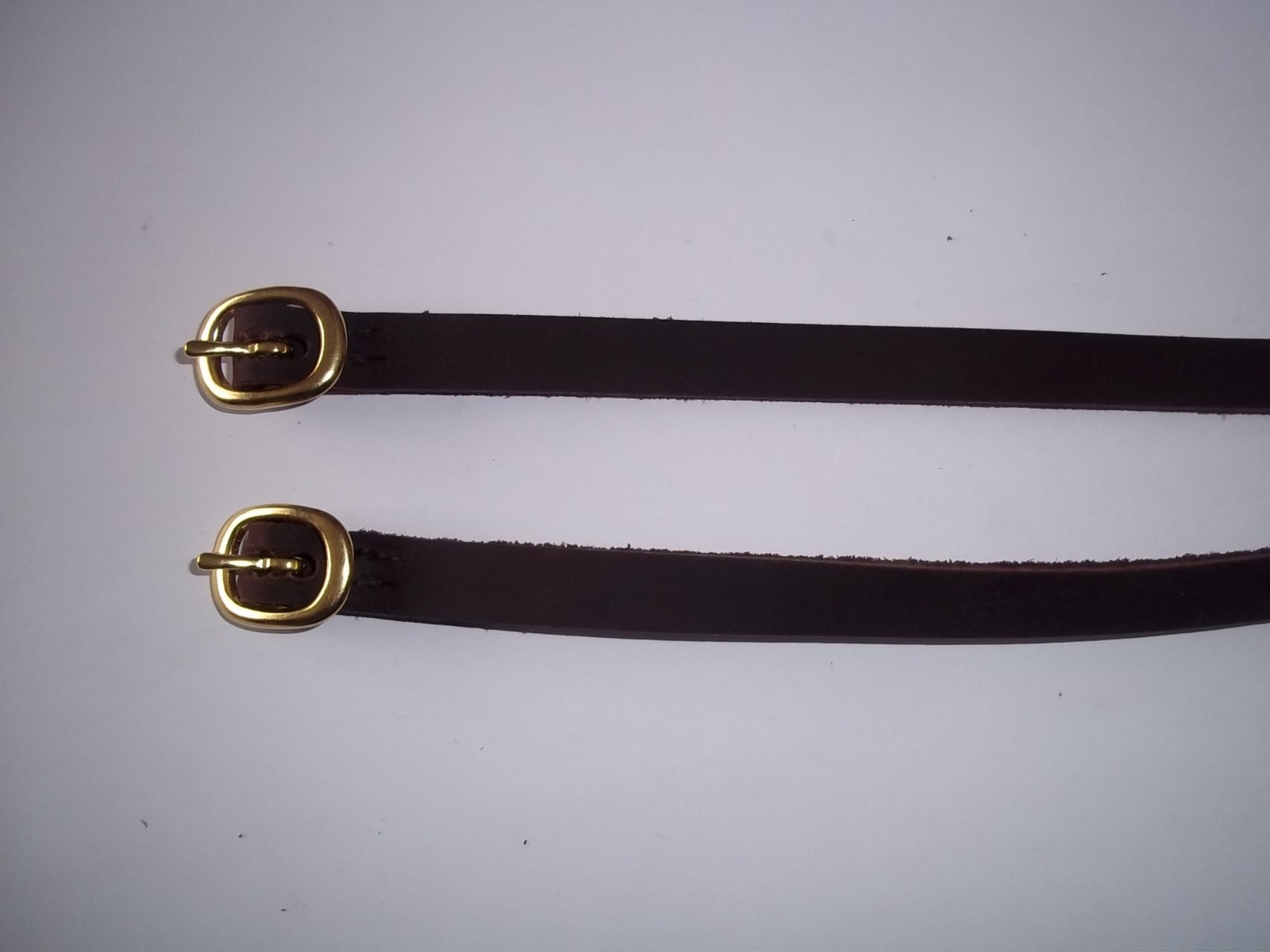 Garters leather Garters Brass Buckle18thcentury Repro Brown