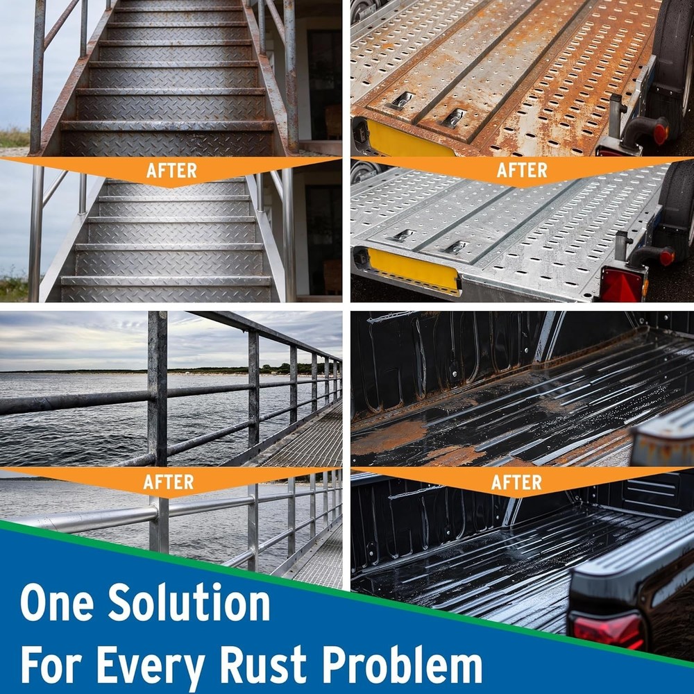 Water-Based Rust Converter, Metal Primer - 2 Pack