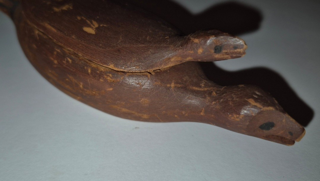 Alaska, Native Inuit, Box / Game Birds / Spear Points. 19th century.