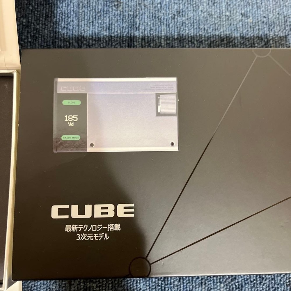 GOLFZON Caddy Talk Cube golf distance measuring device silver USDE