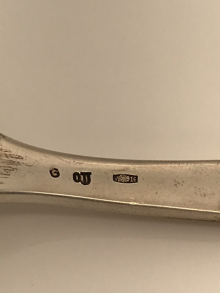 russian silver 916 spoon antiques