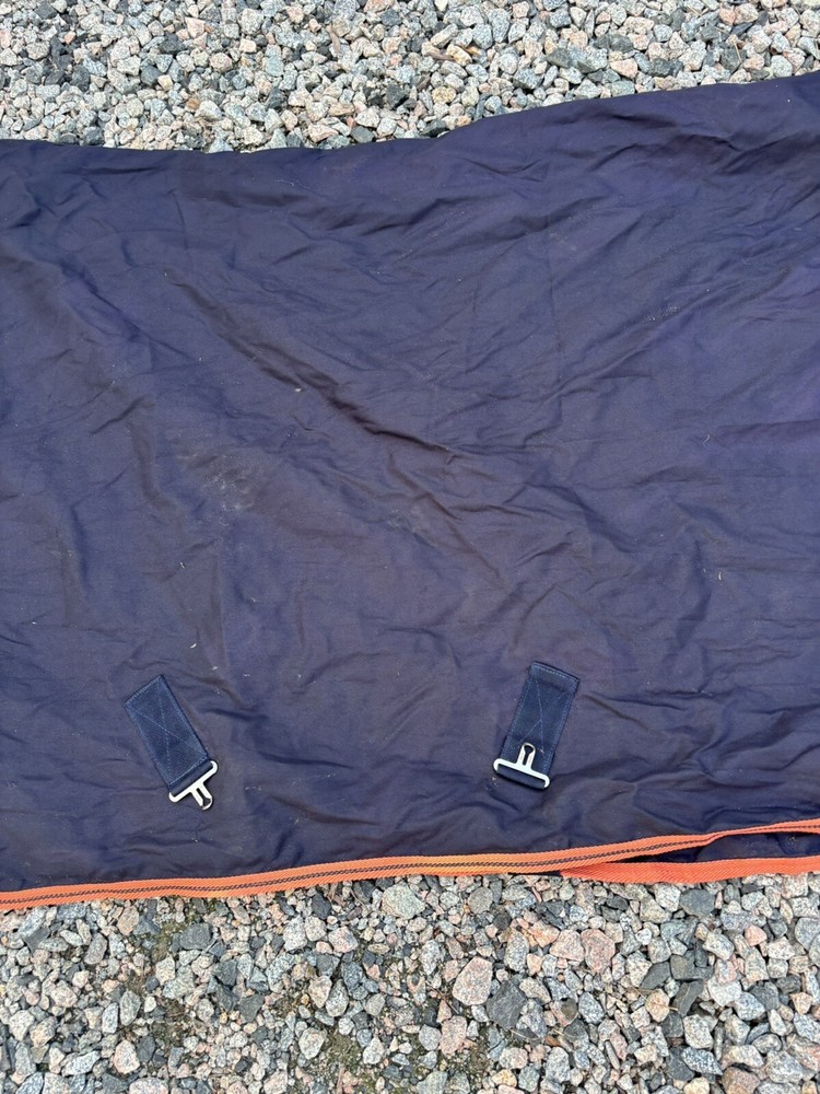 78” Loveson Stable Sheet - Navy/Orange