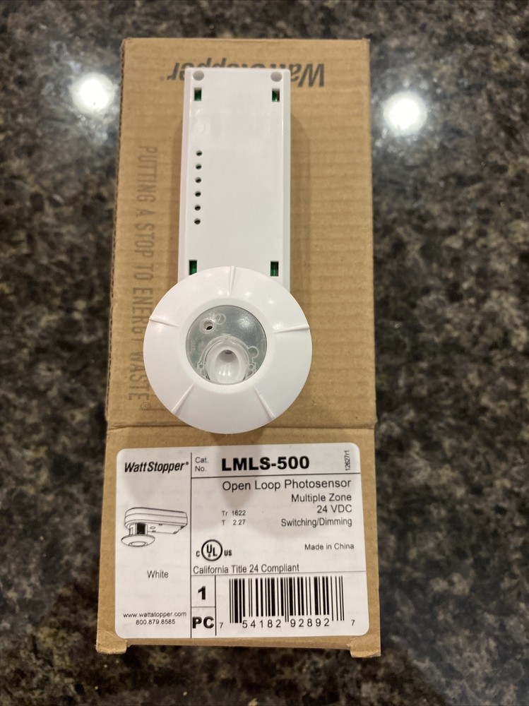 Wattstopper LMLS-500 Open Loop Photosensor Multiple Zone, White