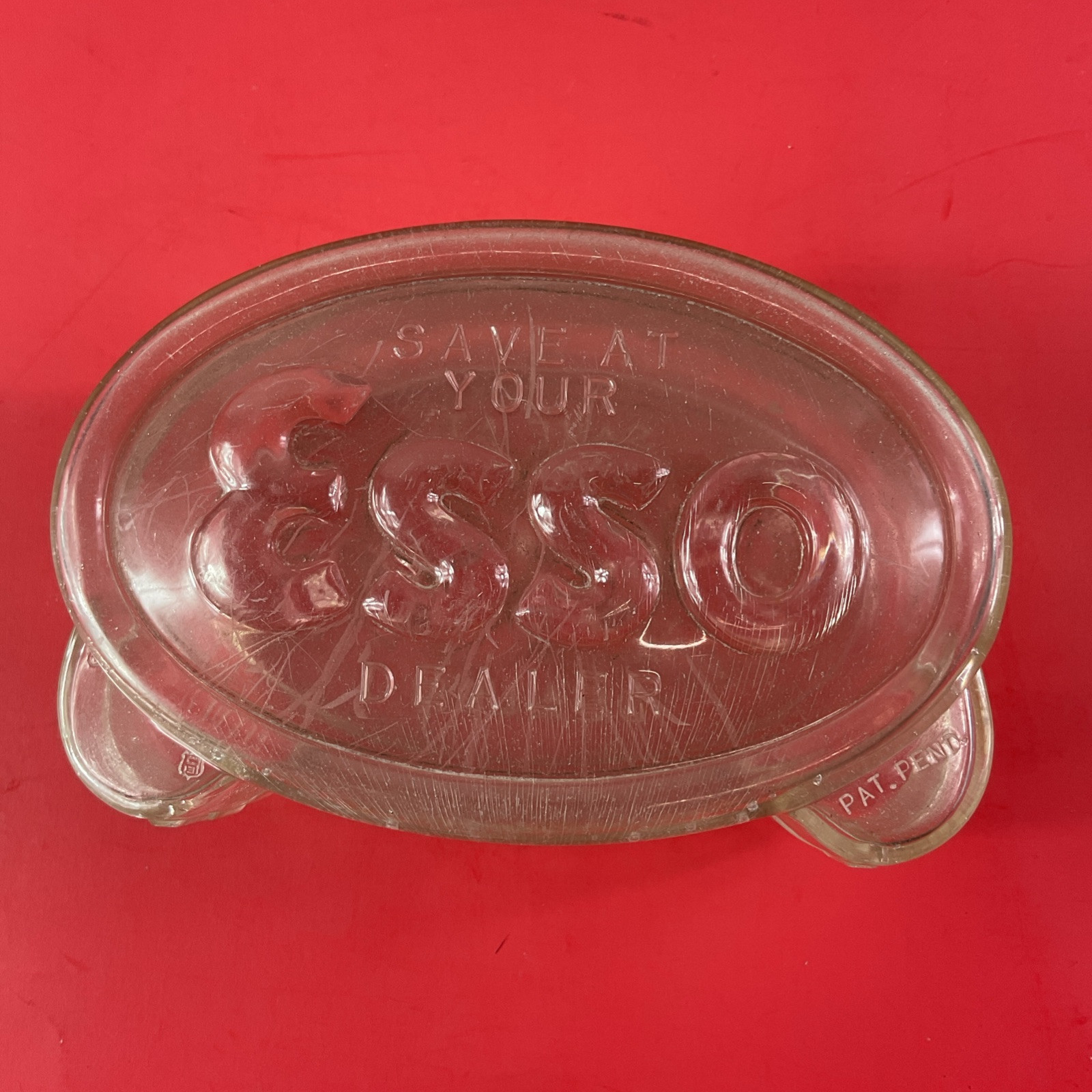 Vintage Esso Save At Your Dealer Promotional Plastic Bank