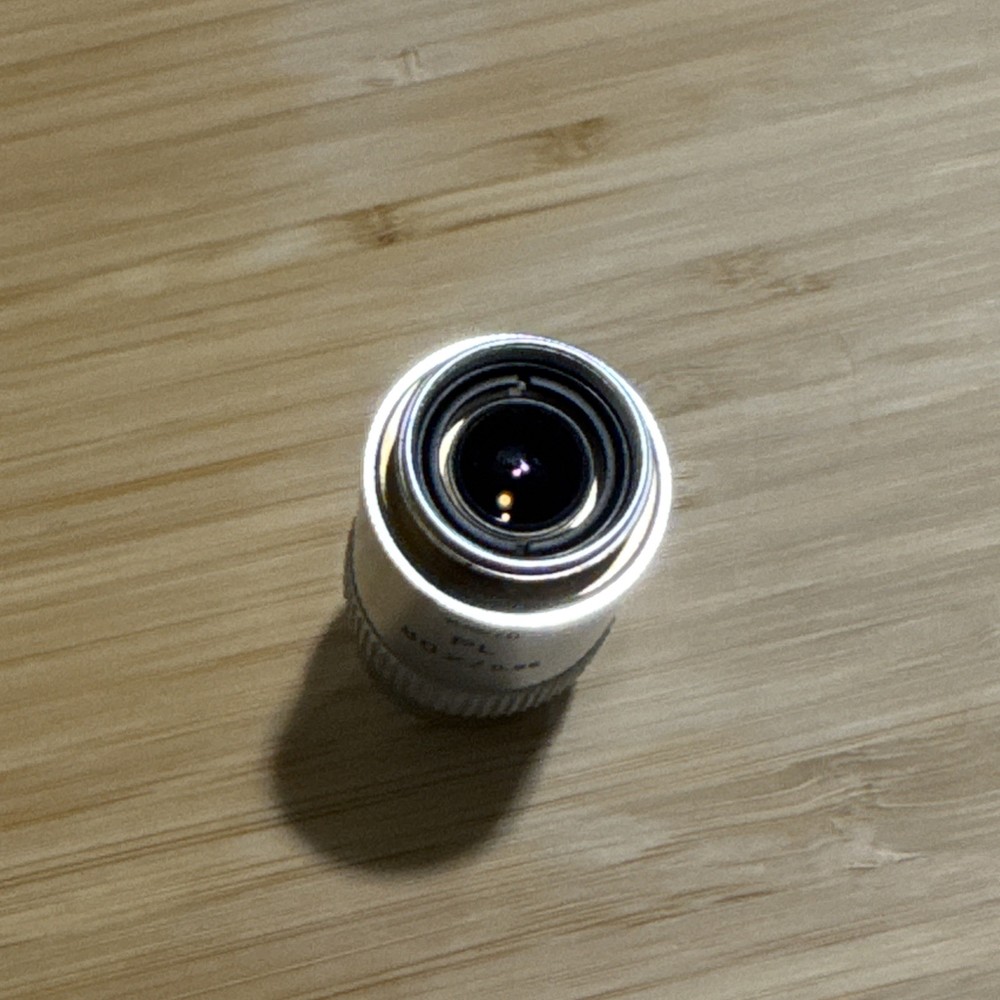 Leitz Wetzlar, PL 80x / 0.95 Infinity Microscope Objective Lens Made in Germany