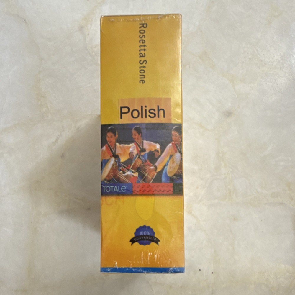 Sealed Rosetta Stone Polish Language Course Windows/Mac Levels 1-5 Version 4