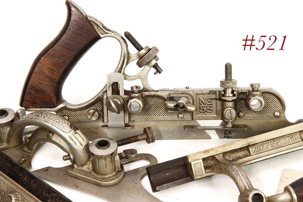 script logo V Nice Shape STANLEY TOOLS 55 COMBINATION PLANE