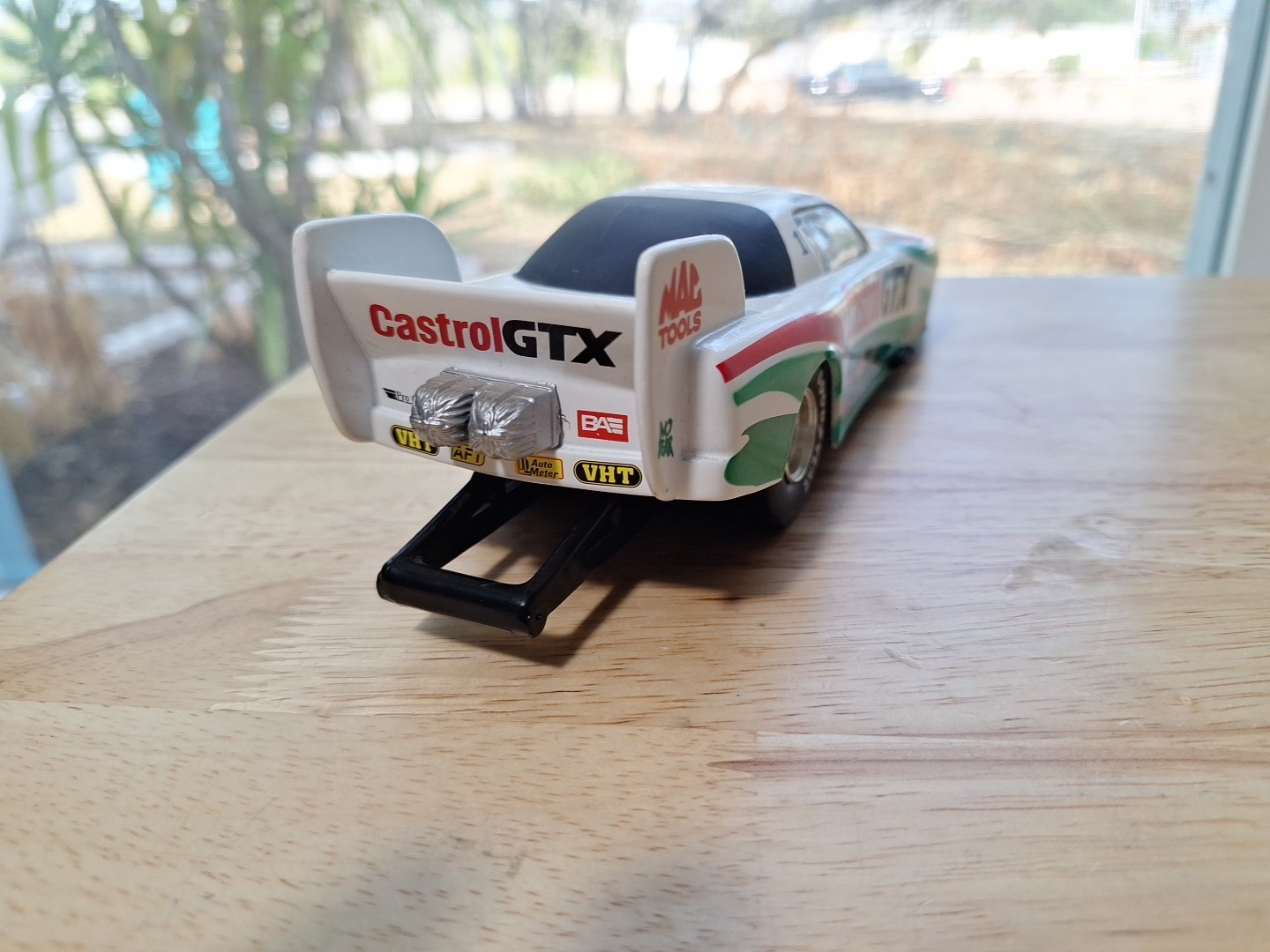 John Force Signed 1997 1/24 Diecast NHRA Winners Circle Funny Car No Fear