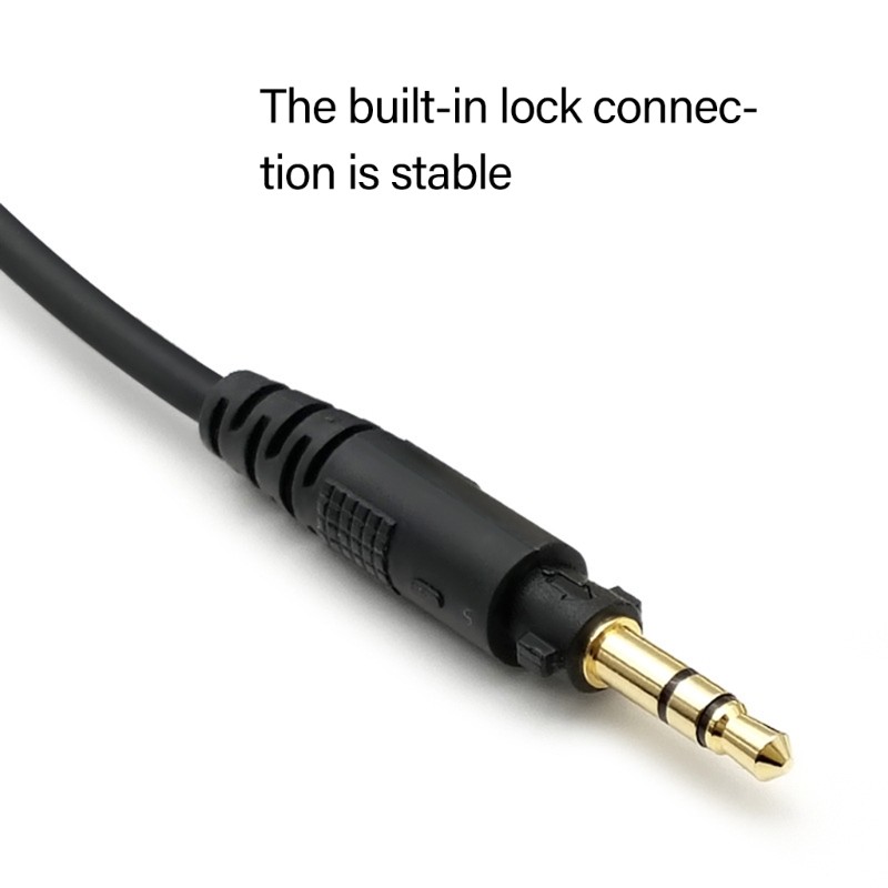 Replacement Headphone Cable for EAH DJ1200 with Corrosive Resistant Gold Plated