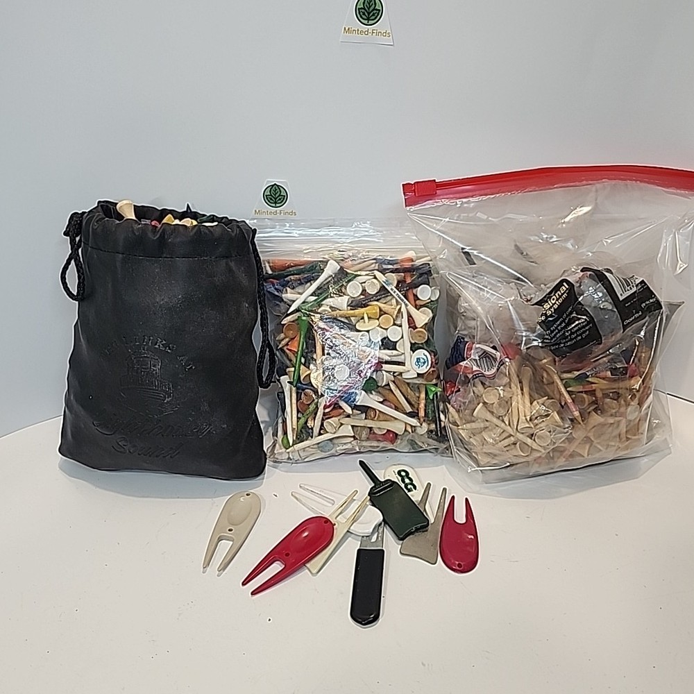 bulk golf tees used Diffrent Brands Some New