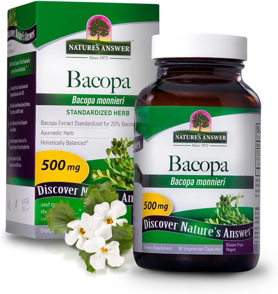 's Answer Bacopa Mieri | Helps Imp Memory | NON-O| No