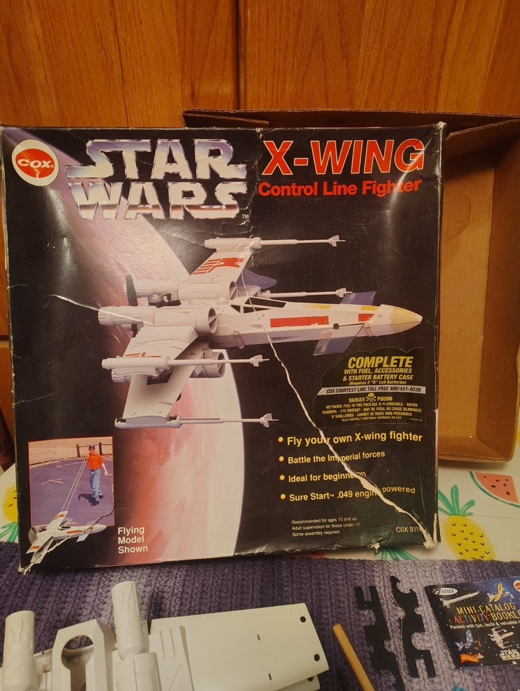 Cox Star Wars X Wing Control Line Fighter