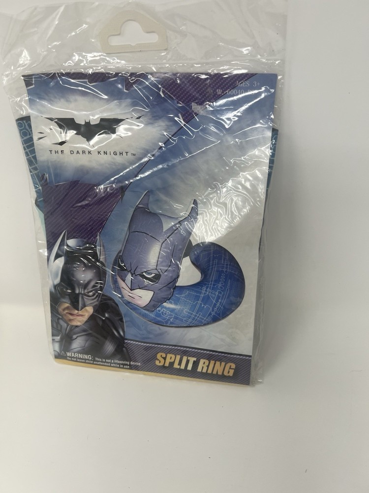 NEW In Package DC Comics Dark Knight BATMAN Split Ring Inflatable Float for Pool