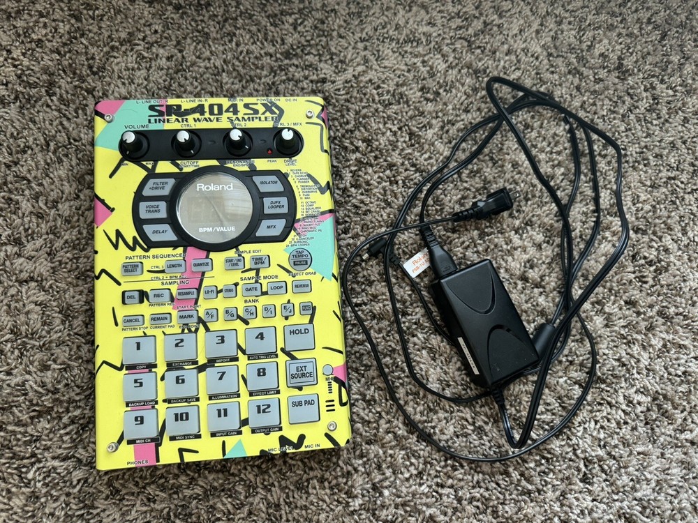 Roland SP-404SX Linear Wave Sampler w/ Custom Removable Skin